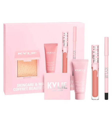 Kylie Cosmetics Skincare & Makeup Beauty Set, 4 Piece Gift Set - Exclusive to Boots!