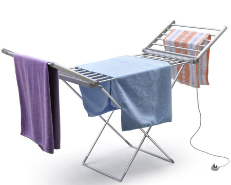 Heated Folding Clothes Drying Horse Rack