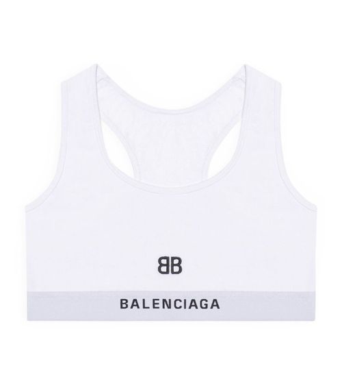 Balenciaga Logo Sports Bra