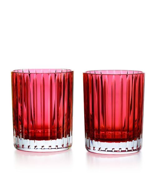 Baccarat Set Of 2 Large...