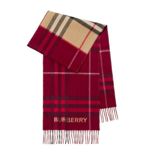 Burberry Cashmere Check Scarf