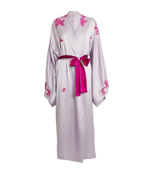 Torlowei Silk Lace Robe