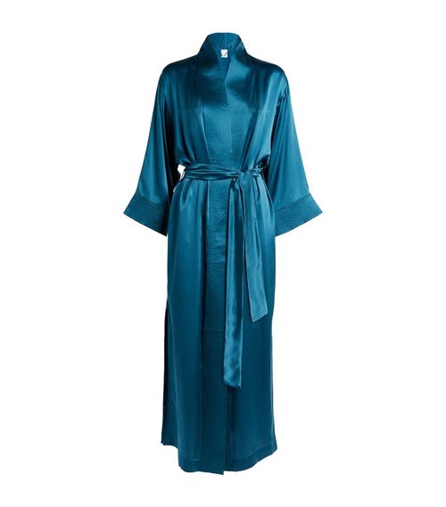 Loretta Caponi Silk Nicla Robe