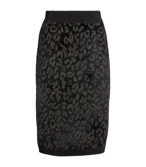 St. John Jacquard Mini Skirt