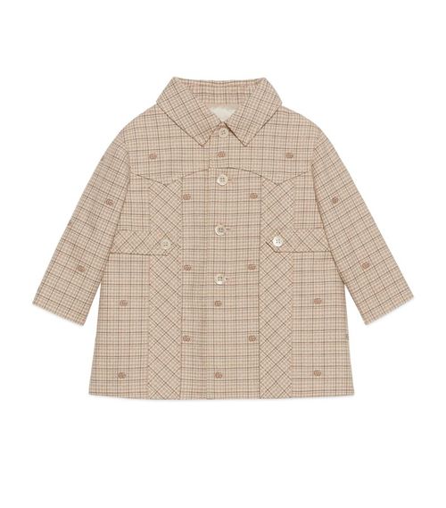 Gucci Kids Wool Check...