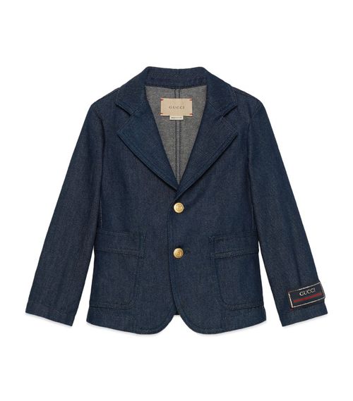 Gucci Kids Denim Blazer (4-12...