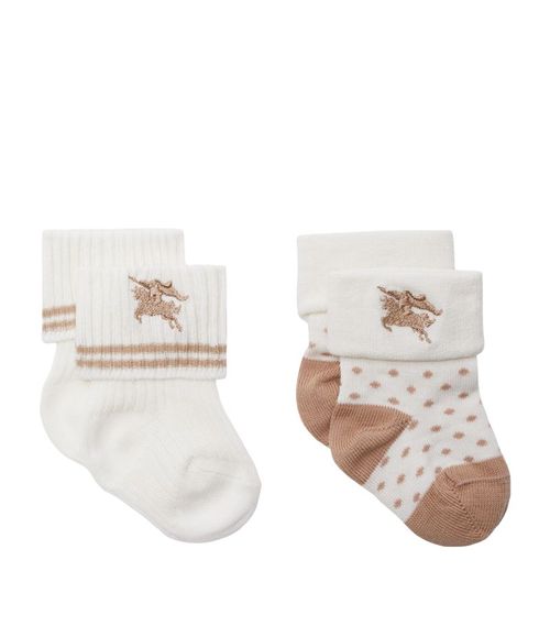 Burberry Kids Ekd Socks (Pack...