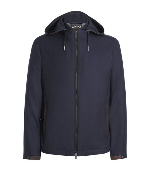 Zegna Wool Hooded Jacket