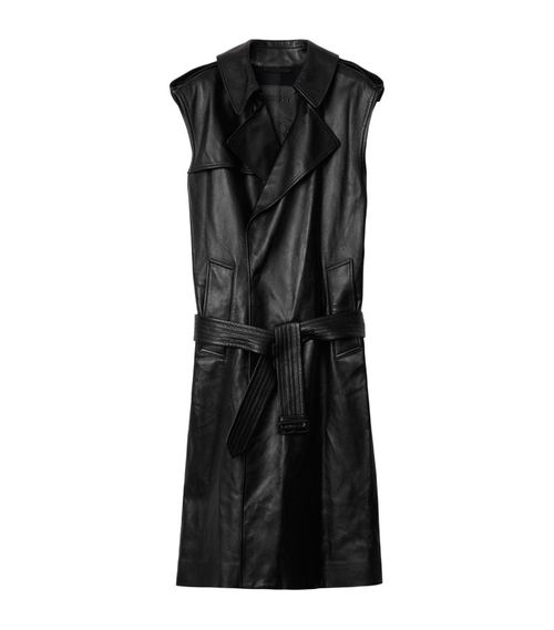 Burberry Leather Sleeveless...