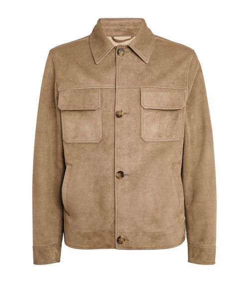 Lardini Suede Blouson Jacket