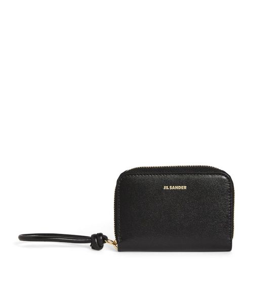 Jil Sander Leather Zip-Around...