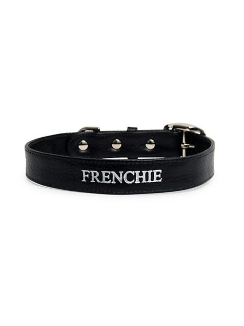 Leather Frenchie Dog Collar