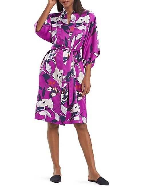 Odessa Printed Self-Tie Robe