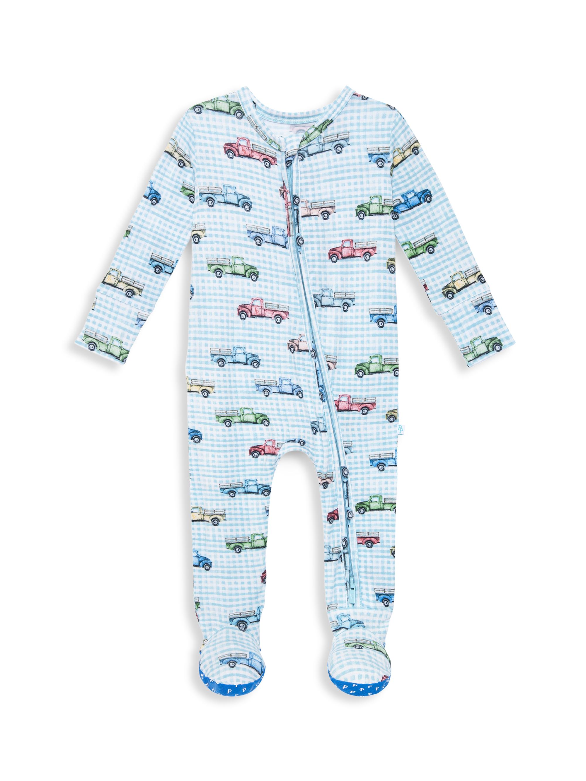 Baby Boy S Redford Printed Double Zip One Piece Footie 27 40 Grazia