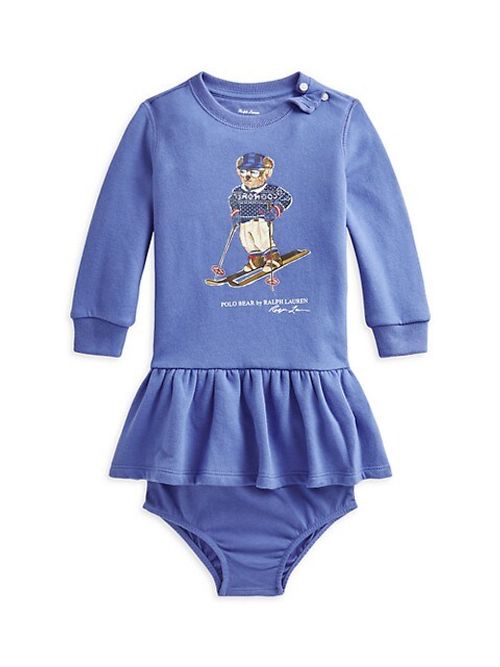 Baby Girl's Polo Bear Fleece...