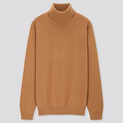 Uniqlo - Cashmere Turtleneck Jumper - Brown - XS