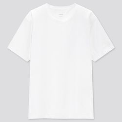 AIRism Cotton Crew Neck Short Sleeved T-Shirt