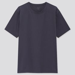 AIRism Cotton Crew Neck Short Sleeved T-Shirt