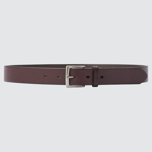 Uniqlo - Leather Italian Leather Belt - Brown - XL