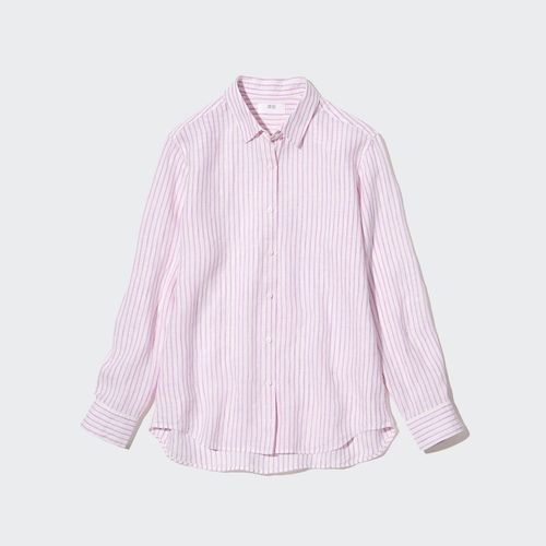 Uniqlo - 100% Linen Striped...