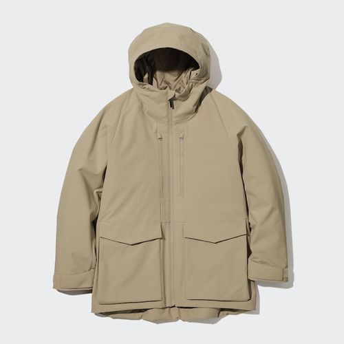 Uniqlo - Hybrid Down 3D Cut Parka - Beige - 3XL