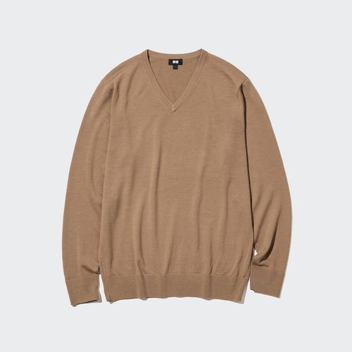 Uniqlo - Wool V Neck Jumper -...