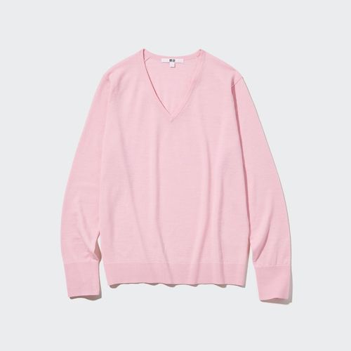 Uniqlo - Wool V Neck Jumper -...