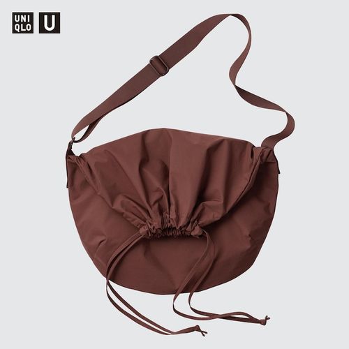 Uniqlo U - Drawstring Shoulder Bag - Brown - One Size, Compare