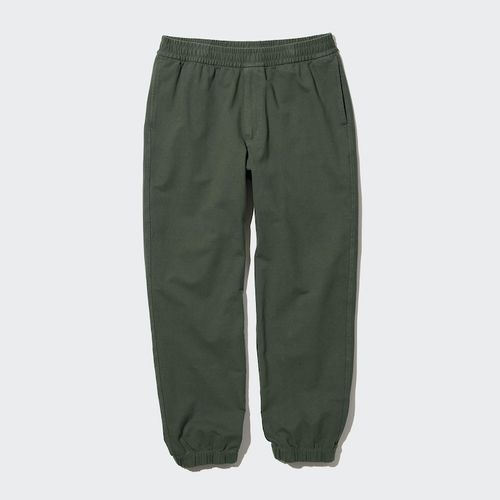 MEN Flannel Stretch Easy Ankle Length Trousers, UNIQLO