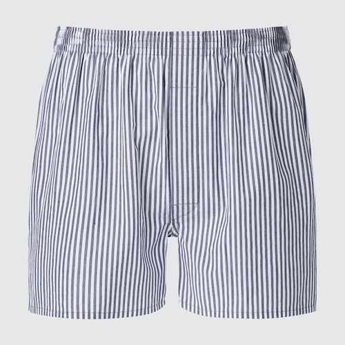 Uniqlo - Cotton Woven Striped...