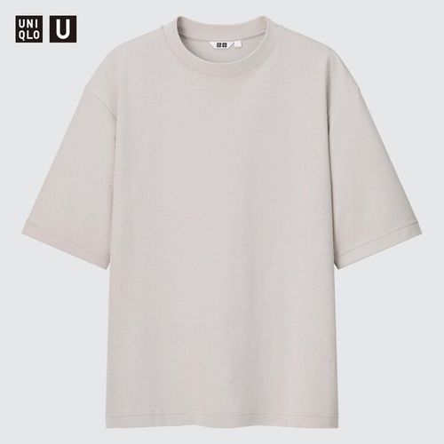 AIRism Cotton Crew Neck Short Sleeved T-Shirt