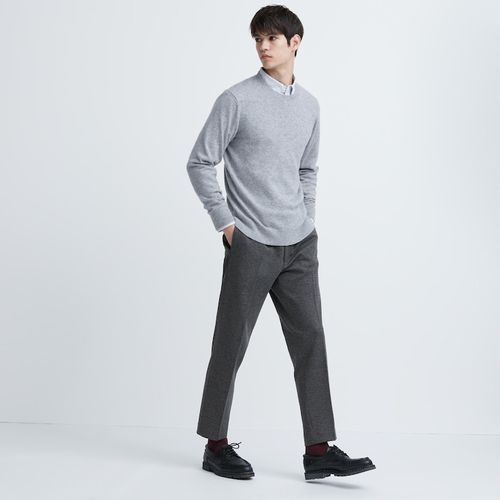 UNIQLO Smart Comfort Cotton Ankle Length Trousers