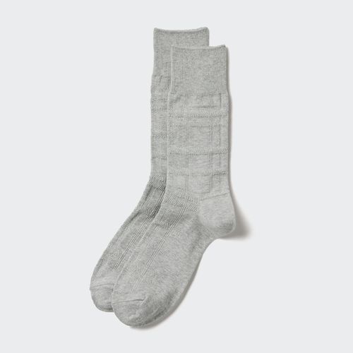 Uniqlo - Cotton Checked Socks...