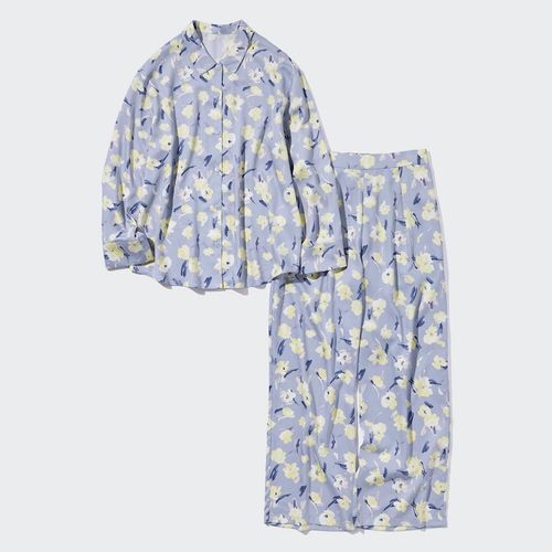 Uniqlo - Satin Flower Print...