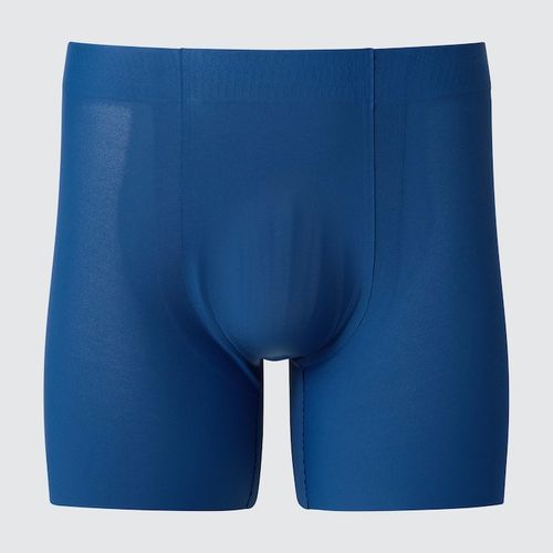 Uniqlo - AIRism - Mesh Ultra Seamless Boxer Briefs - Blue - XL