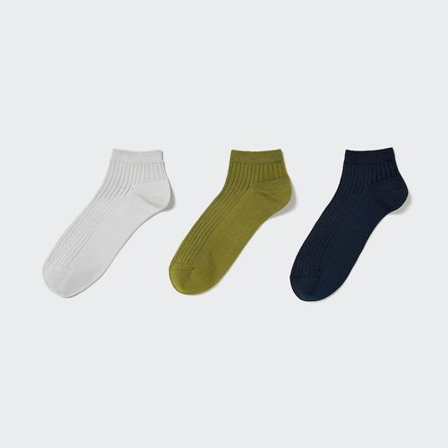 Uniqlo - Ribbed Short Socks -...