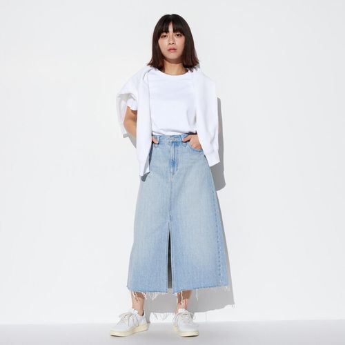 Uniqlo - Cotton Long Skirt -...