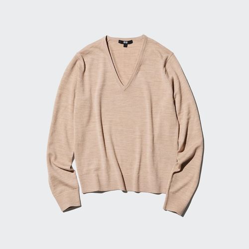 Uniqlo - Wool V Neck Jumper -...