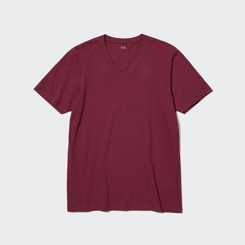 Uniqlo - Cotton V Neck Short...