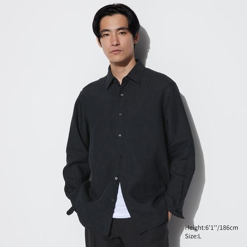 Uniqlo - 100% Linen Shirt -...