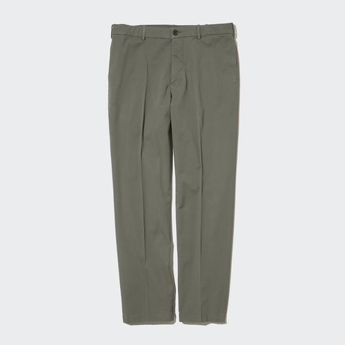 Uniqlo - Cotton Smart Ankle Length Trousers - Beige - M, £34.90