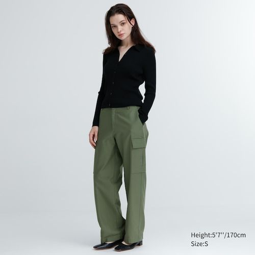 Uniqlo - Cotton Wide Straight...