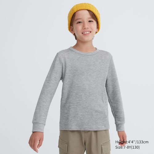 UNIQLO HEATTECH Extra Warm Cotton Crew Neck Thermal T-Shirt