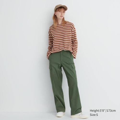 Uniqlo - Cotton Wide Straight...