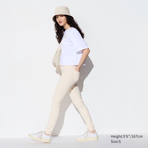 Uniqlo - Cotton Ultra Stretch Leggings - Off White - XXL, £24.90