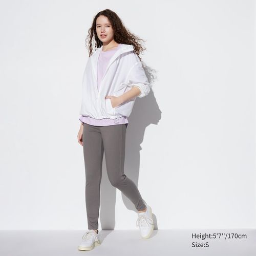 Uniqlo - Cotton Heattech Ultra Stretch High Rise Leggings Trousers - Blue -  M, £34.90