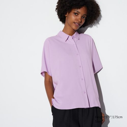 Uniqlo - Rayon Short Sleeved...