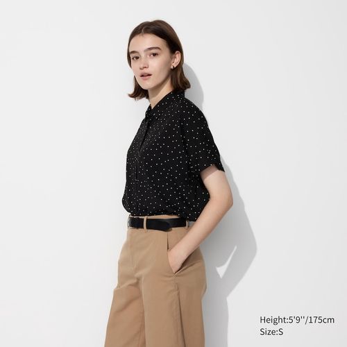 Uniqlo - Rayon Printed Short...