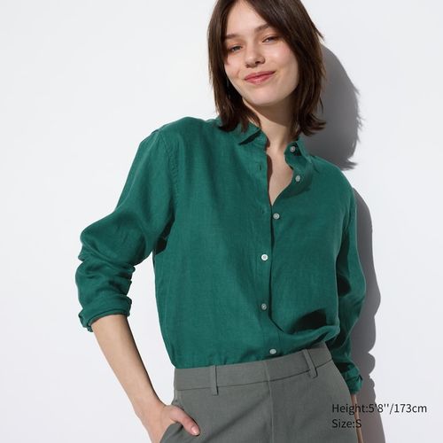 Uniqlo - 100% Linen Shirt -...