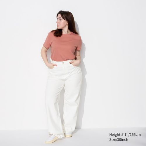 Uniqlo - Cotton Wide Straight...